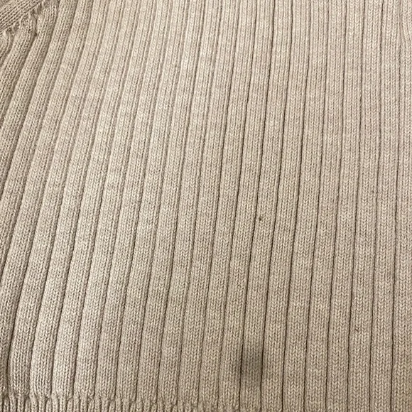 OVO Women's Ribbed Knit Tank Top - Cream - Picture 7 of 9